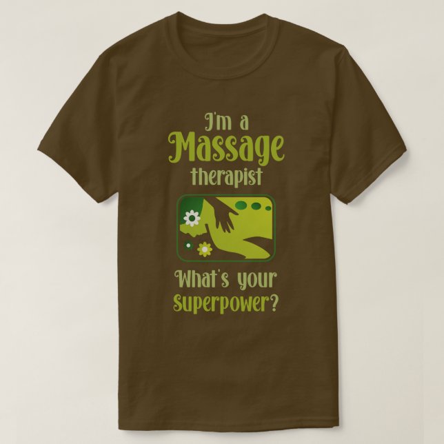 Massage Therapist 2 T-Shirt (Design Front)