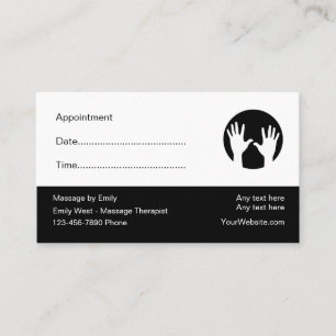 Massage Therapist Appointment Reminder