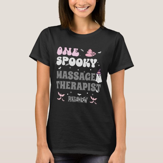 Massage Therapist Halloween Gift T-Shirt (Front)