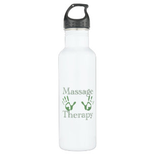 Massage Therapist Hand Prints 710 Ml Water Bottle