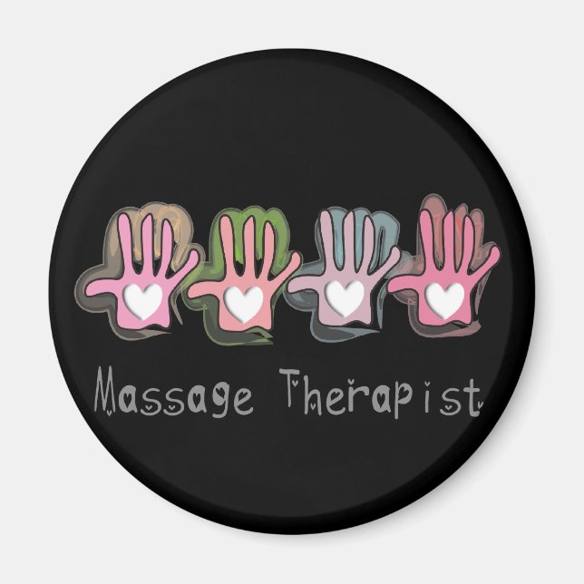 Massage Therapist  'Hands" Design Gifts Magnet (Front)