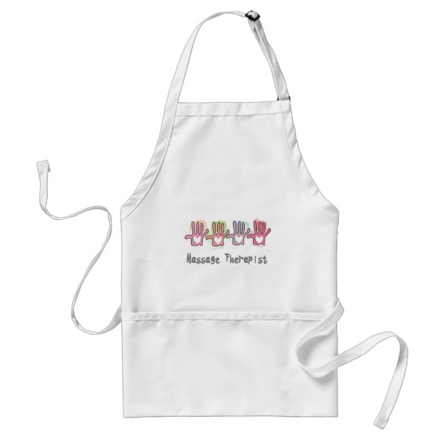 Massage Therapist  'Hands" Design Gifts Standard Apron (Front)