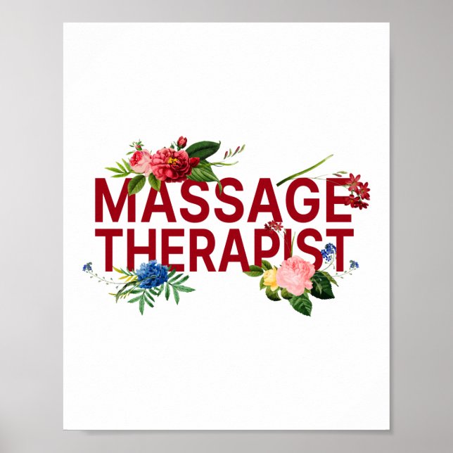 Massage Therapist Massage Therapy Massage Poster (Front)
