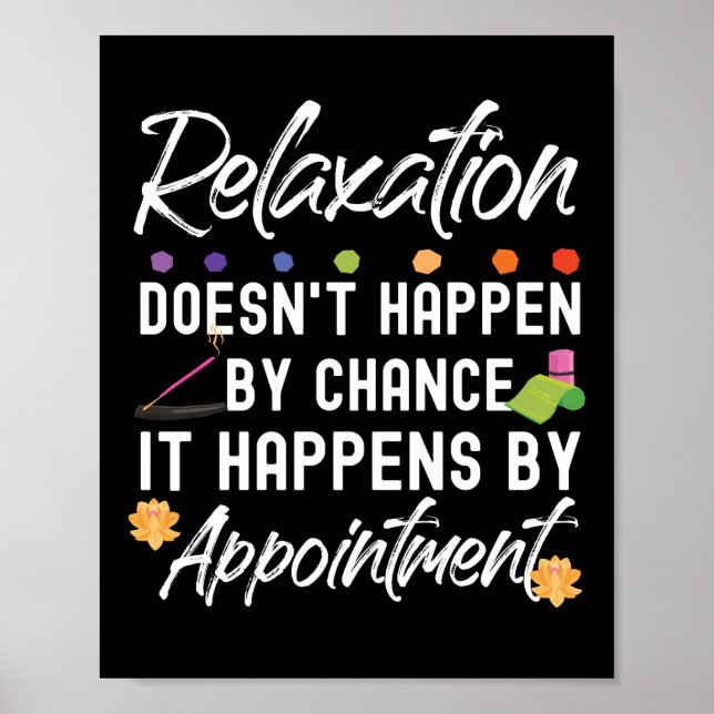 Massage Therapist Massage Therapy Relaxation Poster (Front)