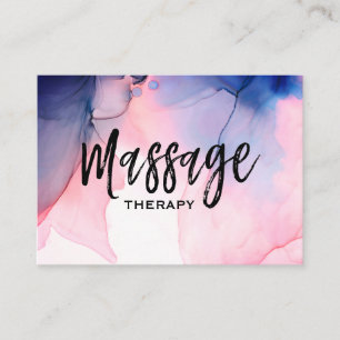 *~* Massage Therapist * Massage Therapy Watercolor Business Card