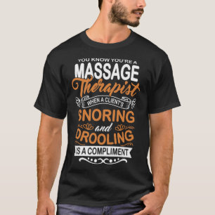 Massage Therapist Masseur Masseuse Body Treatment  T-Shirt