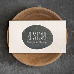 Massage Therapist & Meditation Teacher  Business Card