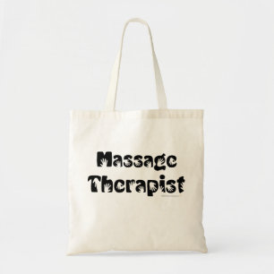Massage Therapist Reusable Cotton Canvas Tote Bag
