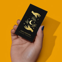 Massage Therapist Spa Healing Hands Black And Gold