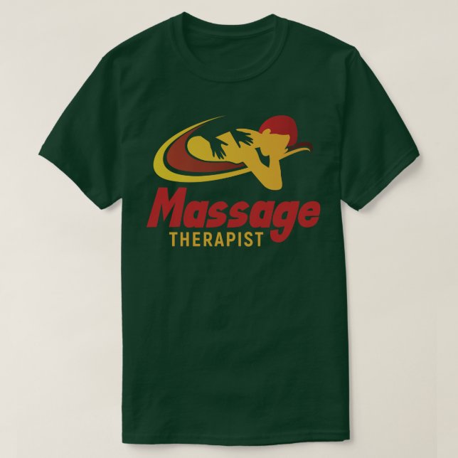 Massage Therapist T-Shirt (Design Front)