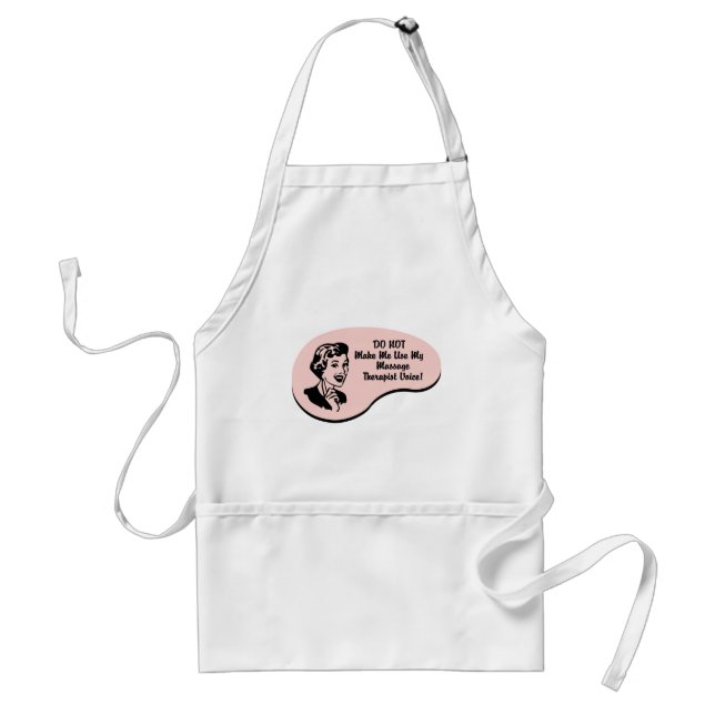 Massage Therapist Voice Standard Apron (Front)