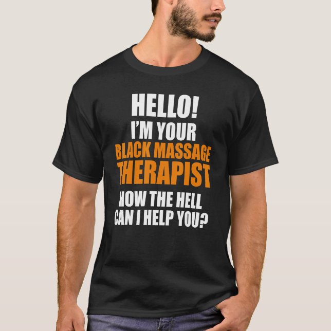 Massage Therapist Wellness Therapy 3 T-Shirt (Front)
