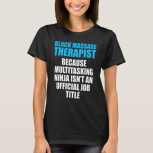Massage Therapist Wellness Therapy 5 T-Shirt