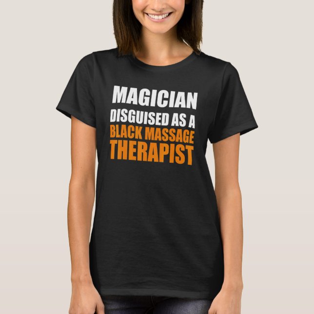 Massage Therapist Wellness Therapy T-Shirt (Front)
