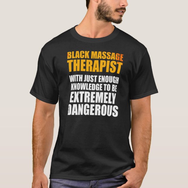 Massage Therapist Wellness Therapy T-Shirt (Front)