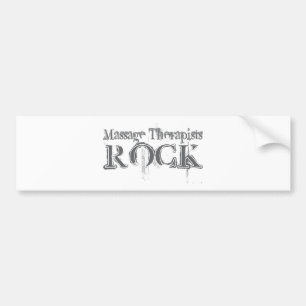 Massage Therapists Rock Bumper Sticker