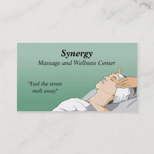 Massage Therapy business card