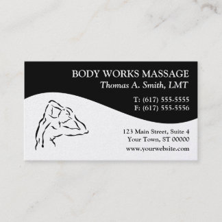 Massage Therapy Business Cards