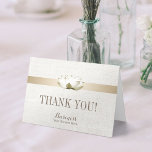 Massage Therapy Elegant Lotus Salon SPA Thank You<br><div class="desc">Massage Therapy Elegant Lotus Salon SPA Thank You Cards.</div>
