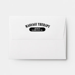 Massage Therapy Envelopes