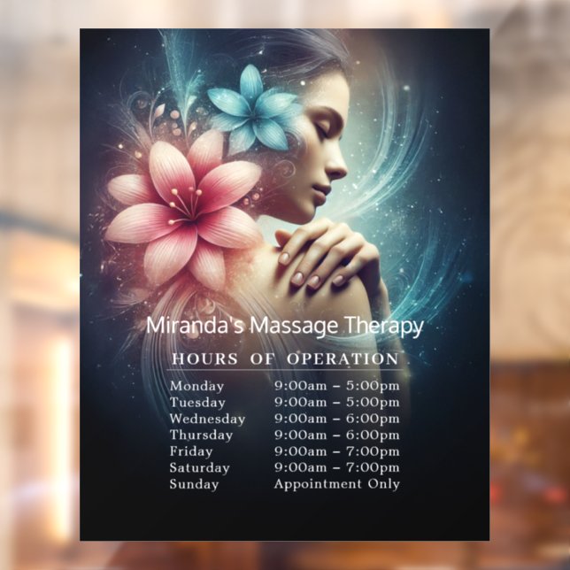 Massage Therapy Healing Hands Energy Opening Hours (Sheet 2)