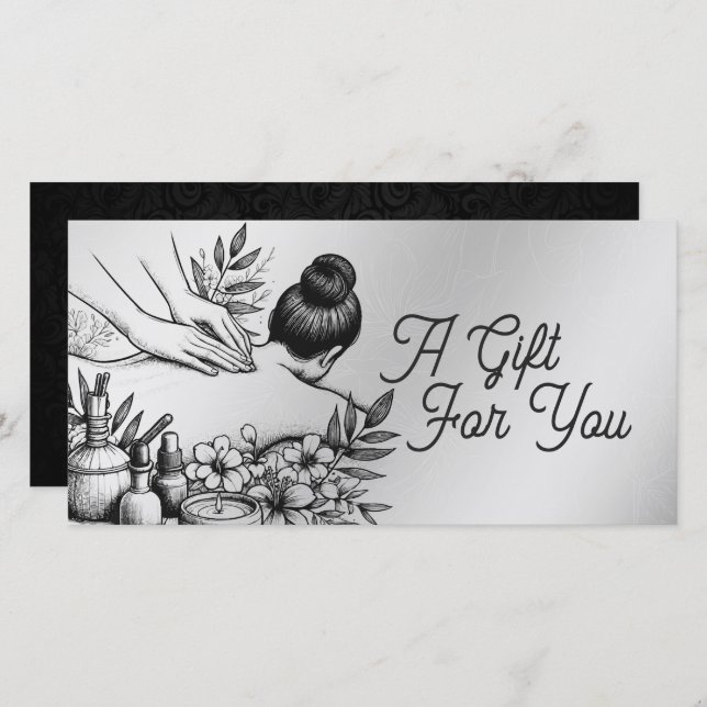 Massage Therapy Healing Hands Energy Spa Wellness (Front/Back)