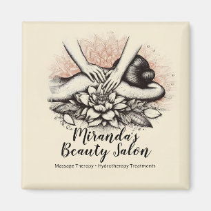 Massage Therapy Healing Hands Energy Spa Wellness Magnet