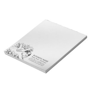 Massage Therapy Healing Hands Energy Spa Wellness Notepad