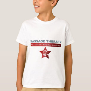 Massage Therapy in Ruby Red T-Shirt