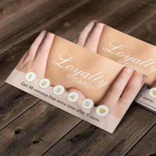 Massage Therapy Professional Therapist Loyalty Card