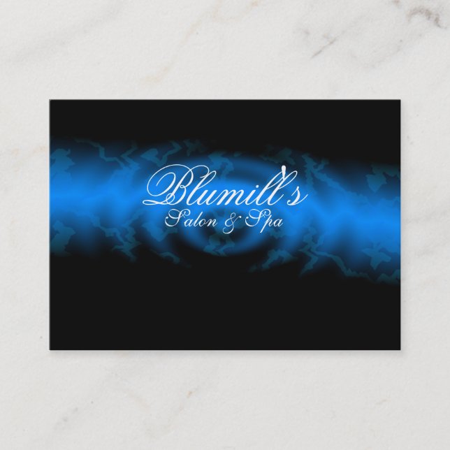 Massage Therapy Salon & Spa Business Card (Front)