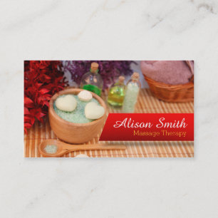 Massage Therapy/Spa/Health Business Card