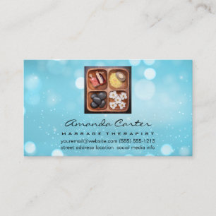 Massage Therapy Spa Salon Business Card