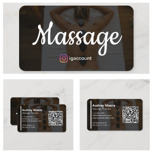 Massage Therapy Templates Business Card