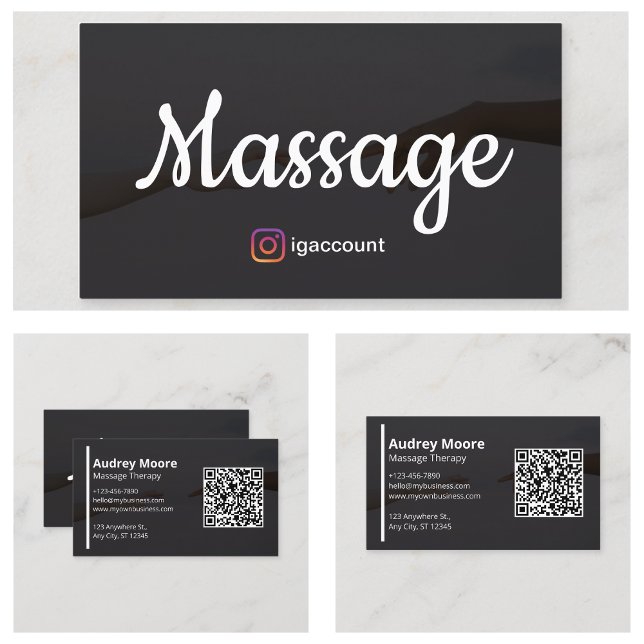 Massage Therapy Templates Design Business Card (Massage Therapy Templates Design Business Card
)