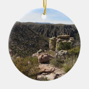Massai Point at Chiricahua National Monument Ceramic Tree Decoration