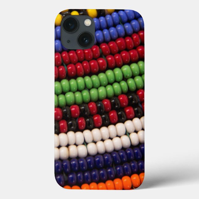Massai Tribal Bead Pattern Case-Mate iPhone Case (Back)