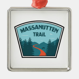 Massanutten Trail Virginia Metal Tree Decoration