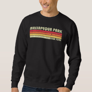 Massapequa Park Ny New York City Home Roots Retr Sweatshirt