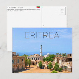 Massawa, Eritrea Travel Postcard