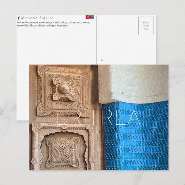 Massawa, Eritrea Travel Postcard (Front/Back)