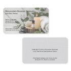 Masseuse Massage Therapy Therapist Business Card