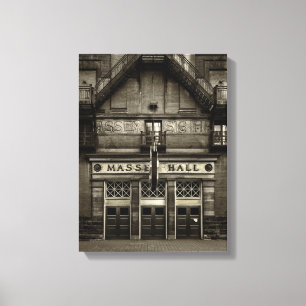 Massey Hall No 1 Toned Version Canvas Print