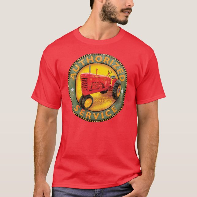 Massey Harris Tractors service sign T-Shirt (Front)
