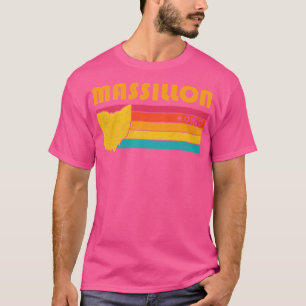 Massillon Ohio Vintage Distressed Souvenir T-Shirt
