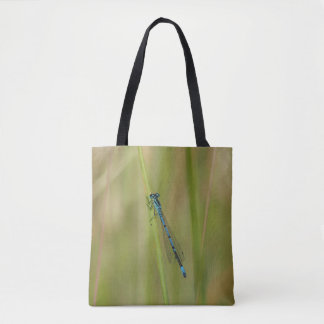 Massive bee,  or maybe not, on a bag. tote bag