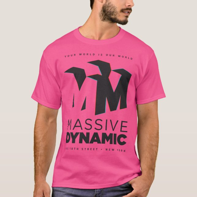 Massive Dynamic (Black Version) T-Shirt (Front)