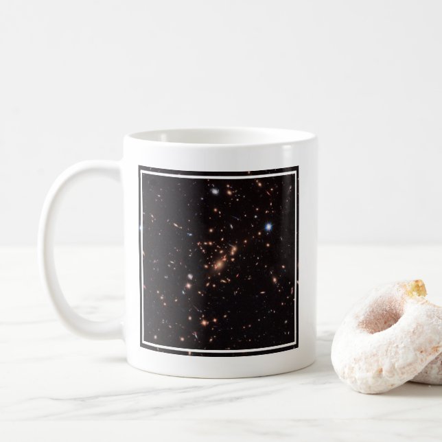 Massive Galaxy Cluster Macs J2129-0741 Coffee Mug (With Donut)