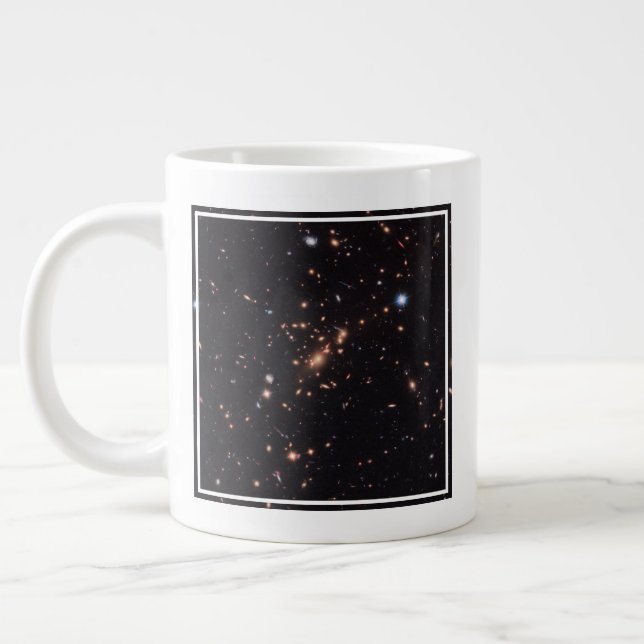 Massive Galaxy Cluster Macs J2129-0741 Large Coffee Mug (Left)