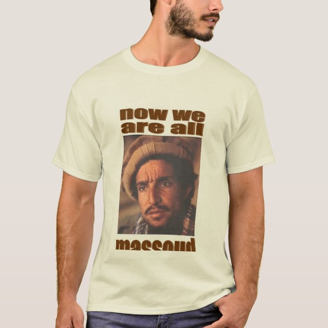 Massoud T-shirt - Customised (Front)